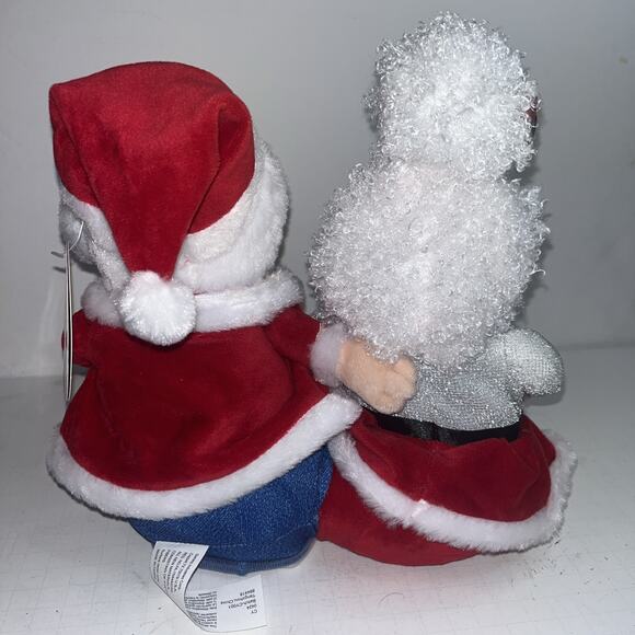 Kenny Rogers Dolly Parton Santa & Mrs Claus Animated Christmas Decor Gemmy - Picture 5 of 9